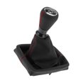 thumbnail image 1 of Pomo de cambio de marchas Unique Bargains con cubierta 5 velocidades para Peugeot 206 1998-2012 de cuero sintético, 1 of 6