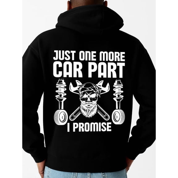 Car Enthusiast Hoodie graphic hoodies funny humor mens polyester black Warm and lightweight, suitable for winter sports and casual wear vintage funny humor work