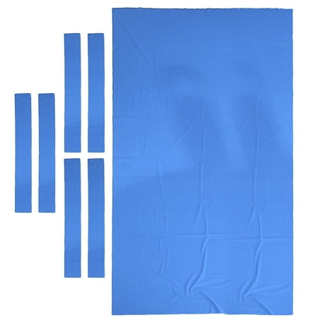 

Thinsont Professional Billiards Tablecloth Replacement Entertainment Table Cloth Fabric Cover Felt Strips Gaming Indoor Bar Blue