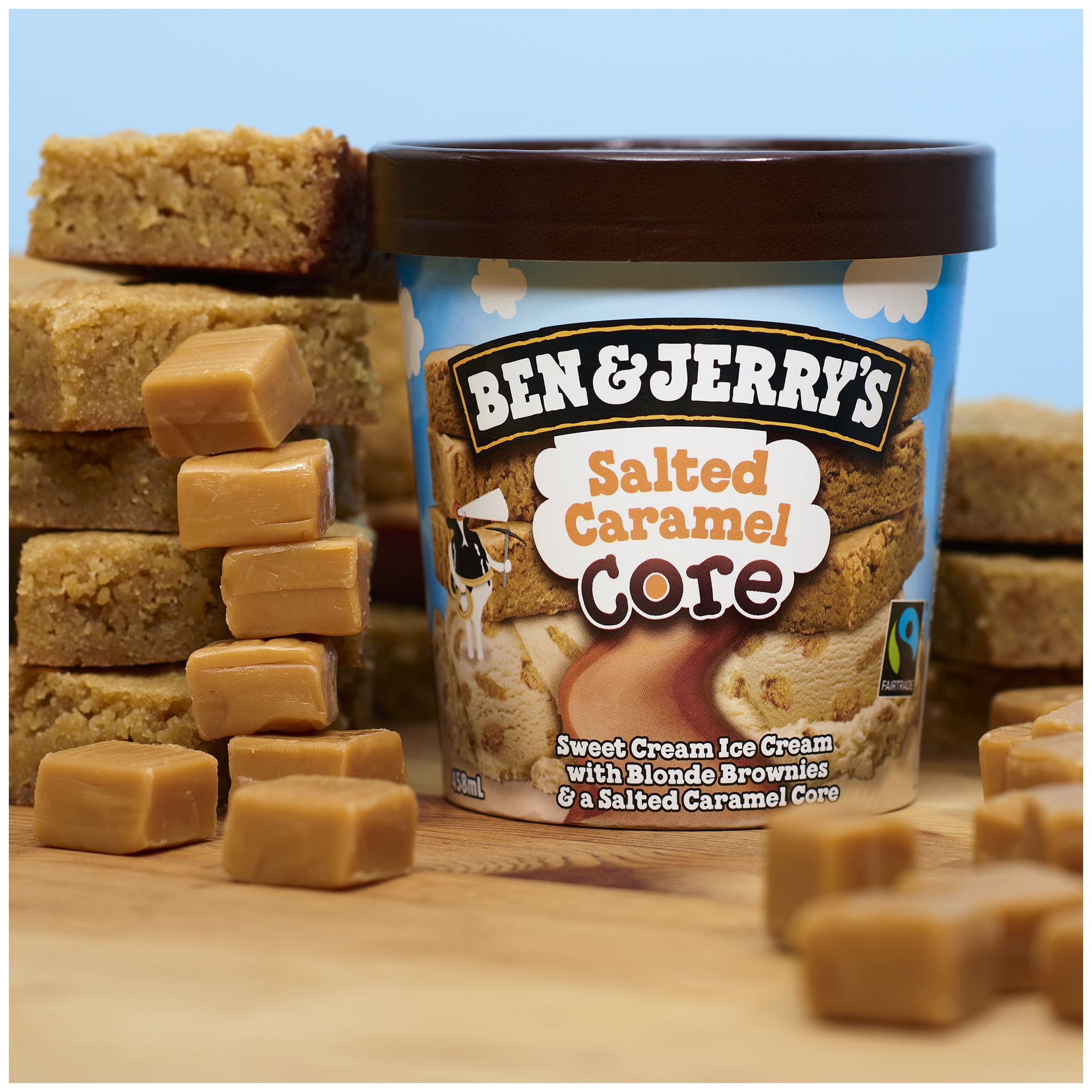 Ben & Jerry's Salted Caramel Sweet Cream Ice Cream Pint, 16 fl oz