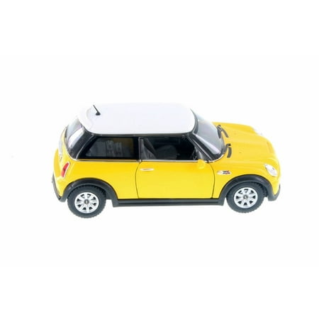 Red Mini Model - MINI Cooper S Hard Top, Yellow - Kinsmart 5059SD - 1/28 Scale Diecast Model Toy Car (Brand New but NO BOX)