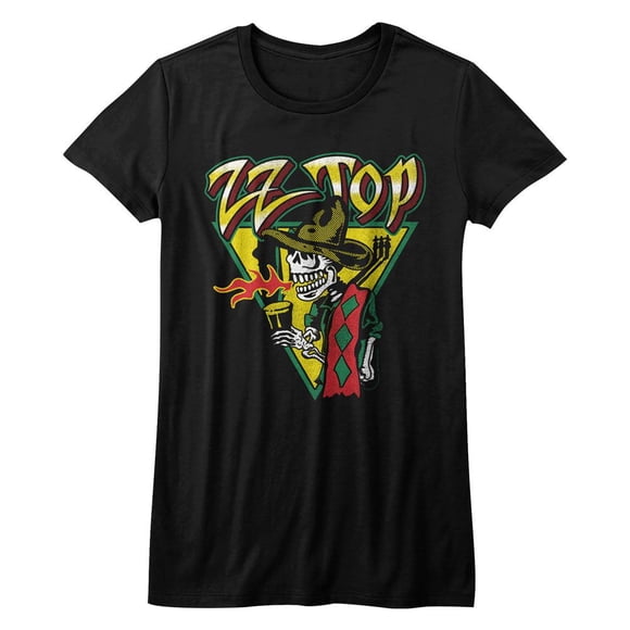 ZZ Top Dia De Los Mescalera Black Women's T-Shirt 2Xl