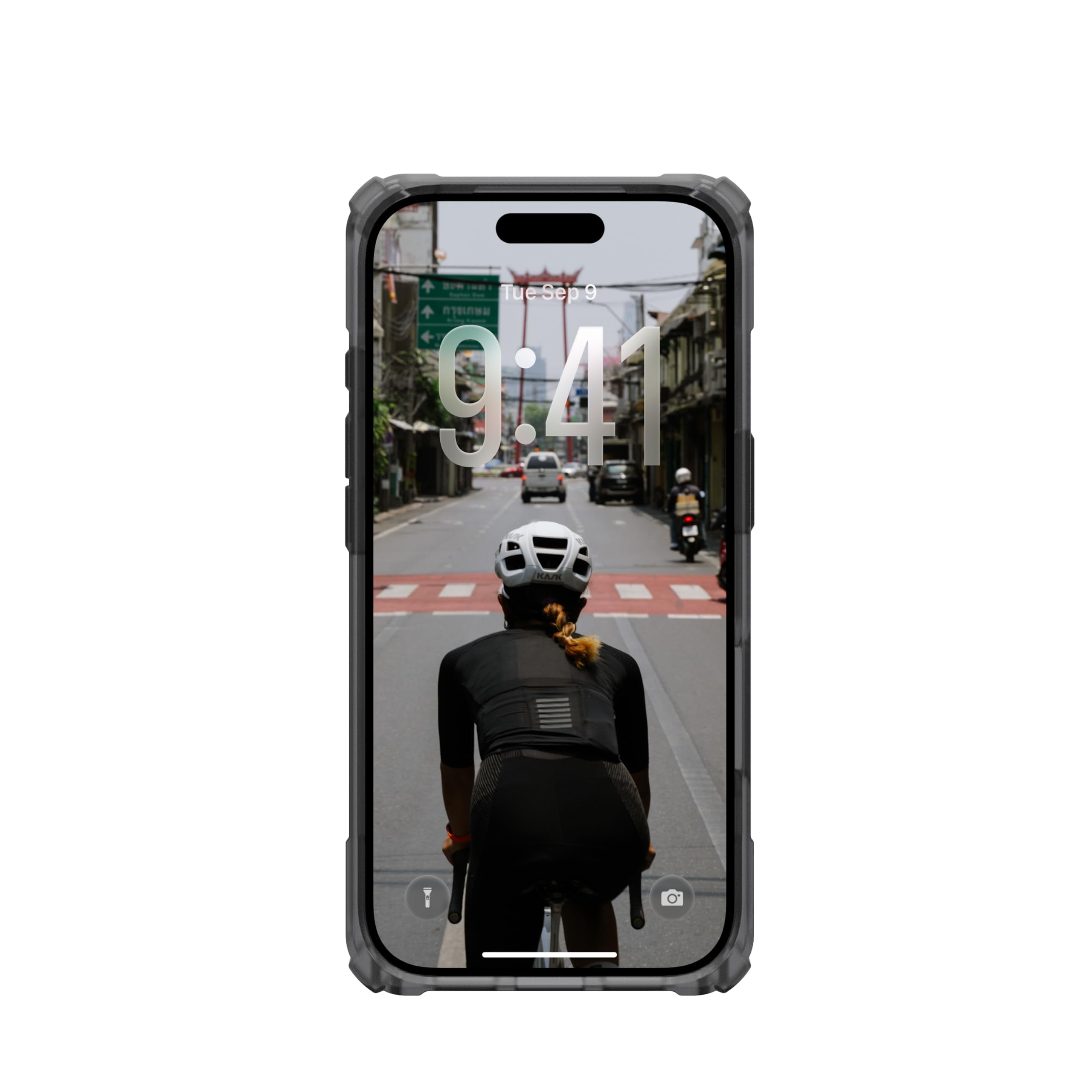 UAG iPhone 17 Pro Case with Kickstand Plasma XTE - Compatible with MagSafe Transparent Military Grade Protective Cover, Ash/Titanium