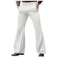 thumbnail image 1 of Pantalones largos para hombre, moda informal, lisos, con cremallera, bolsillos, pantalones acampanados, pantalones de poliéster para hombre., 1 of 7