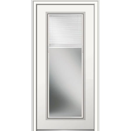 Front Entry Door - Verona Home Design Internal Grilles Glass Primed Prehung Front Entry Door