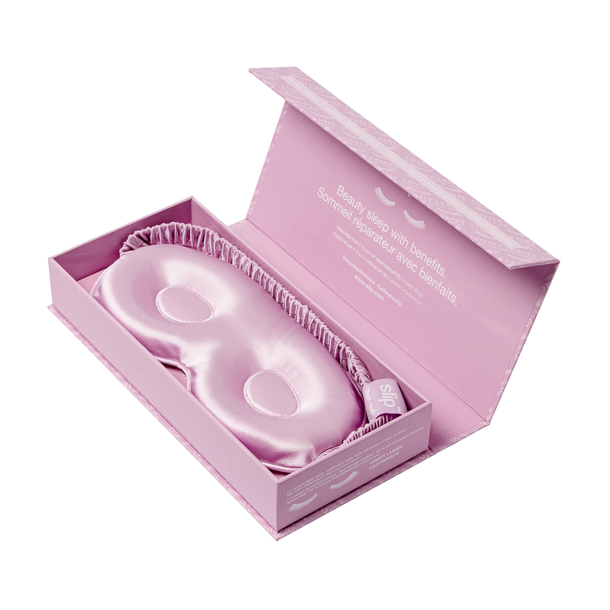 slip pure silk contour sleep mask - wildflower