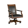 thumbnail image 6 of Hillsdale Furniture Kingston Executive chair with Adjustable Height & Swivel 250 lb. Capacity, Medium Cherry, 6 of 16