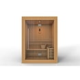 thumbnail image 6 of Golden Design Saunas Golden Designs Sundsvall Edition 2 Person Traditional Steam Sauna - Canadian Red Cedar, 6 of 6