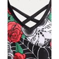 thumbnail image 3 of Vestido Talla Extra Estampado Calado Rosa Rosegal  Vestidos casuales de talla grande, 3 of 5