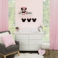 thumbnail image 3 of Disney Minnie Mouse Black Plush with Pink Bow 3 Piece Wall Décor, 3 of 5