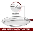 thumbnail image 6 of 13 inch Splatter Screen for Cooking with Thermo Plastic Rubber Handle, 6 of 7