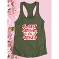 thumbnail image 3 of Best Mommy In World Racerback Tank Women -Image by Shutterstock, Female Small, 3 of 4