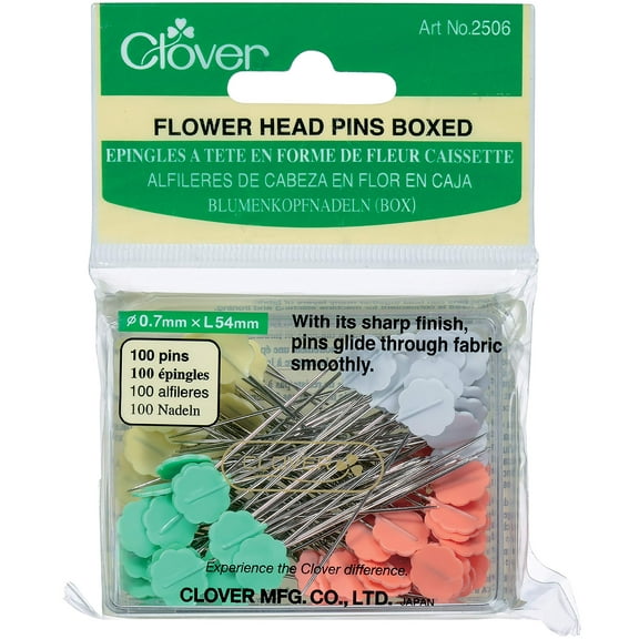 Flower Head Pins, Size 32, 100pk