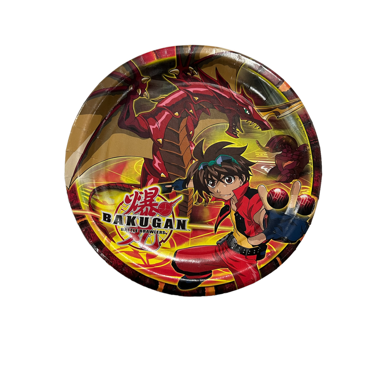 Collectible Bakugan Battle Brawlers Kids Melamine Plate/8.5 