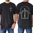 thumbnail image 2 of Jesus Loves Me Camo Cross Double Sided T-Shirt – Religious Hunting Camo Graphic Tee, Jesus Cross Faith Shirt for Men & Women, 2 of 6