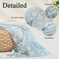 thumbnail image 3 of Teal Ocean Coastal Body Pillow Covers 20"x54", Summer Beach Nautical Coral Starfish Soft Brushed Microfiber Breathable Throw Pillow Covers, Pillowcase with Zipper for Couch Sofa Bedroom Living Room, 3 of 9