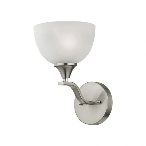 2101WS/20-Thomas Lighting-Bristol Lane - One Light Bath Vanity-Brushed Nickel Finish