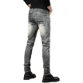 thumbnail image 4 of Pantalones vaqueros de estilo hip hop para hombre, nuevos pantalones vaqueros de estilo rockero, de verano, estilo Kpop, de lujo, estilo retro, apilados, clásicos, de alta calidad, 4 of 5