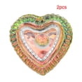 thumbnail image 1 of 2pcs Nail Art Acrylic Liquid Crystal Cup Container Nail Decoration Storage Crystal GlassC-1 Heart Shape, 1 of 10