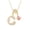 C, variant on Initial Necklaces for Women Dainty Heart Iced Out A-Z Pendant Letter Charm Personalized Name Necklaces X
