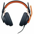 thumbnail image 2 of Logitech Zone Learn USB-A Stereo Computer Headset Blue/Orange (981-001378), 2 of 8
