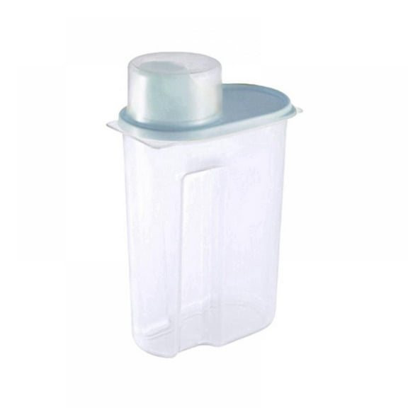 Airtight Cereal Container with Spout, Food Storage Container for Rice, Corn, Cereal, Airtight Design Measuring Cup Pour Spout