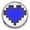 Blue, variant on Snap Jewelry 18MM Brown Pixel Heart Ginger Charm Button for Interchangeable Accessories
