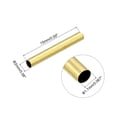 thumbnail image 2 of Uxcell 2x1.7x15mm Brass Tube Spacer Beads for DIY Crafts, Gold 300 Pack, 2 of 5