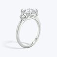 thumbnail image 2 of Moissanite Ring 2.40 Cts Princess and Round Cut , VVS1 Brilliant Cut Ring, Anniversary Gift, Women's Ringï¼ŒEngagement Ring Gift Promise Ring, 2 of 5