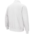 thumbnail image 3 of Men's Colosseum White Clemson Tigers Tortugas Logo Quarter-Zip Pullover Jacket, 3 of 3