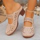thumbnail image 5 of Correas de Tacón para Tacones Altos Zapatillas de Mula Casuales de Pie Cerrado de Moda con Tacón de Bloque de Corte Ventilado para Tacones Altos de las Mujeres, 5 of 9