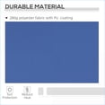 thumbnail image 2 of Retractable Patio Awning, 12' x 10' UV Water Resistant Manual Crank for Deck Balcony Yard, Navy Blue | Aluminum|Rectangle, 2 of 9