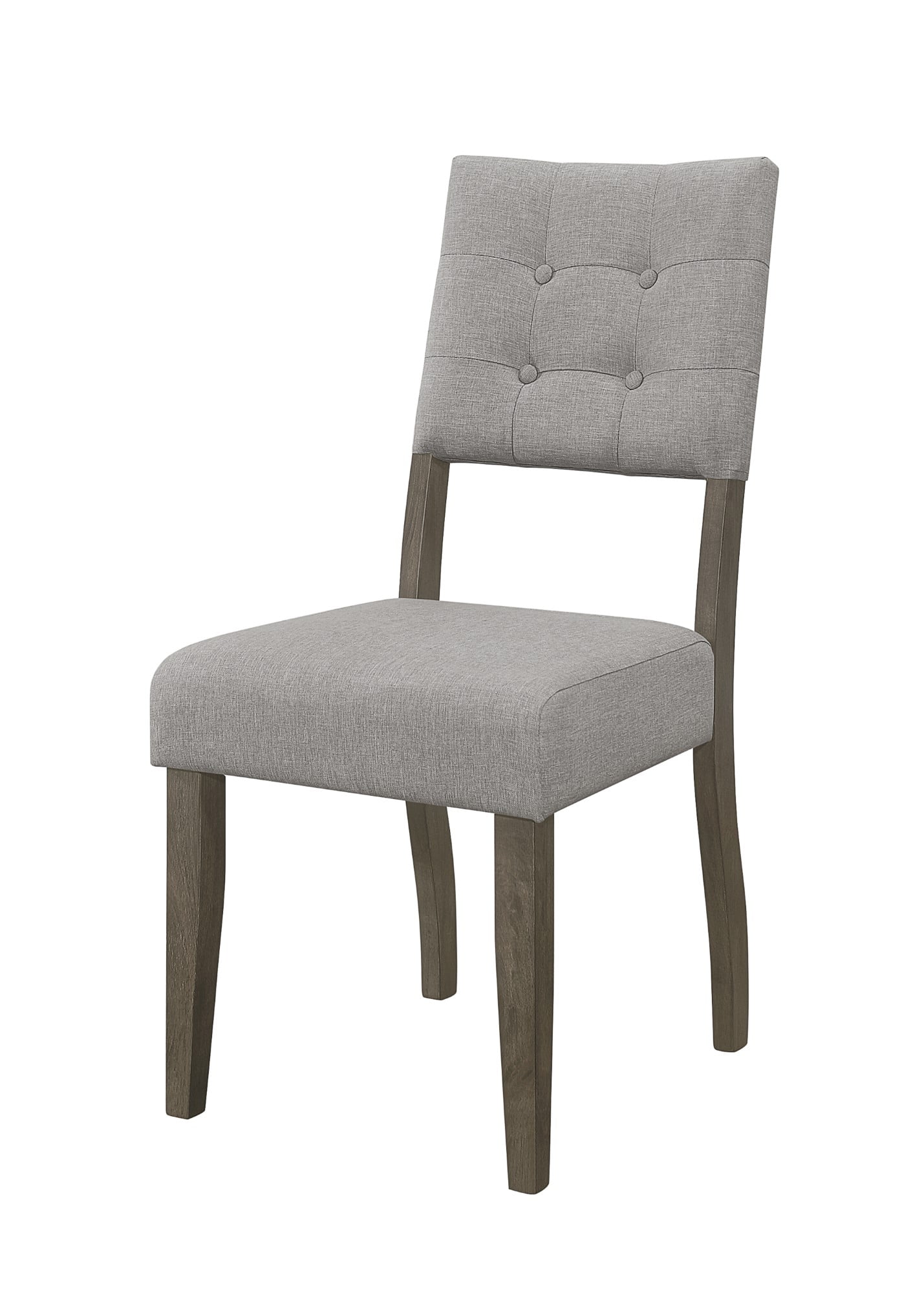 Home Design Derry Dining Chair, Taupe, Button-tufted back, Cushioned seat, Comfortable seating, Sturdy legs, Modern design, Elegant style, Durable construction