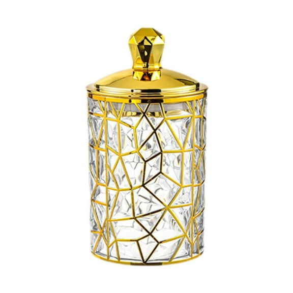 WeiLaiKeQi Storage Jar with Lid Biscuit Container Clear Bathroom Canister for Loose Tea Pasta Sugar Snacks Wedding Centerpiece A