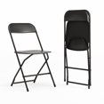 thumbnail image 1 of HERCULES Series Black Plastic Folding Chairs | Set of 2 Lightweight Folding Chairs, 1 of 9