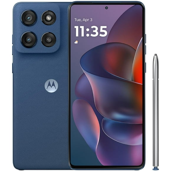 Remis à Neuf Motorola Moto g Stylus 5G (2025) – Téléphone Intelligent Android 5G Déverrouillé 256 Go avec Stylet Intégré, Écran pOLED 6,7 Pouces, Appareil Photo 50MP Boîte Ouverte