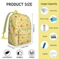 thumbnail image 4 of Llama Face Backpack – Cute Cartoon Alpaca Pattern Bookbag with Funny Kawaii Design for School and Travel, 4 of 5
