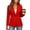 Red women casual blazer tops a1, variant on thefmos Casual Blazers for Women Winter Business Work Button Down Long Sleeve Open Front Collared Blazer Tops Solid Slim Fit Office Clothes Fall Trendy, Blue M