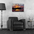 thumbnail image 4 of Epic Art 'Sunset VIEWS' by Anthony Casay, Acrylic Glass Wall Art, 24"x16", 4 of 8