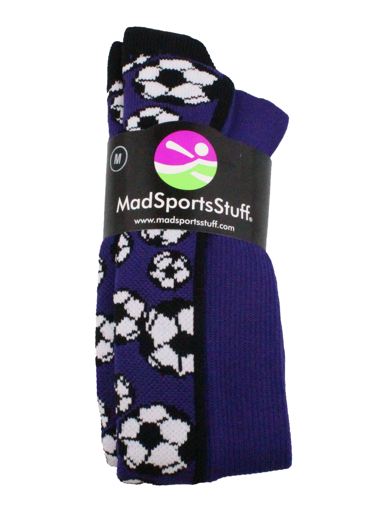Crazy Soccer Socks with Soccer Balls over the calf multiple colors