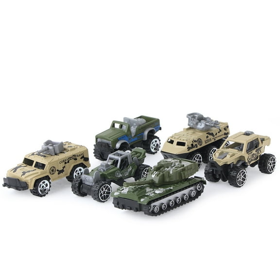 6 Pcs Alloy Car Model Vehicles Toys Child