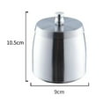 thumbnail image 2 of Ashtray with Lid for Cigarette, Stainless Steel Smokeless Odorless Windproof Ashtrays - Style 4, 2 of 5