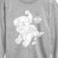thumbnail image 3 of Paw Patrol - Rubble Santa Hat - Toddler And Youth Long Sleeve Graphic T-Shirt, 3 of 6