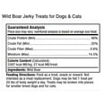 Dr. Mercola Wild Boar STF9 Jerky for Dogs and Cats, 4 oz. (113g), Made