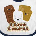 thumbnail image 4 of Inktastic I Love S'Mores Boys or Girls Baby Bib, 4 of 4
