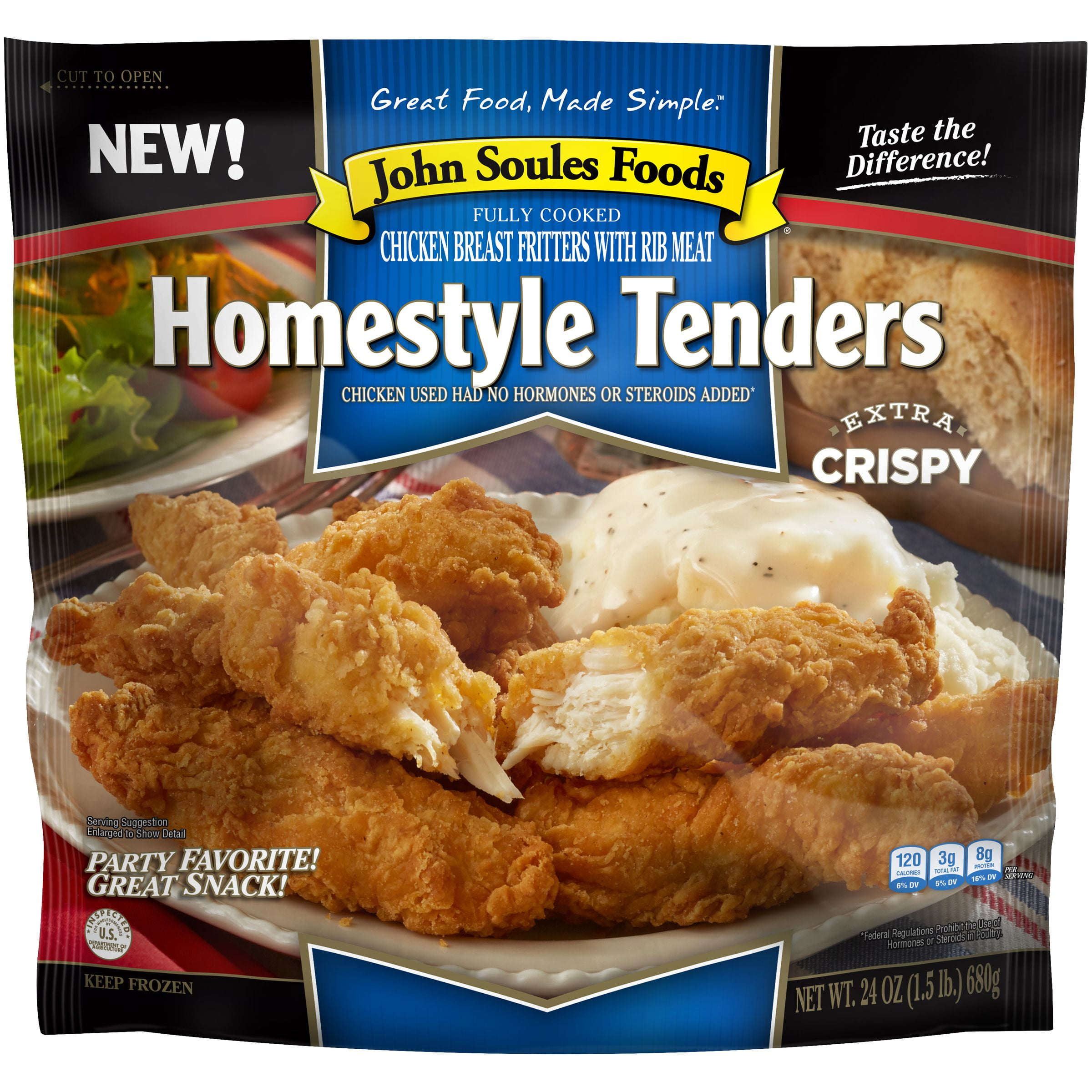 Buy John Soules Foods Fully Cooked Extra Crispy Breaded Homestyle Buy John Soules Foods Fully Cooked Extra Crispy Breaded Homestyle