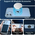 thumbnail image 3 of Magnetic Clear for iPhone 11 Case Compatible with Magsafe[Non-Yellowing] [Military Grade Tested] Hard PC with Soft Edges Cover, Slim Shockproof Case for 11 6.1 Inch,Clear, 3 of 13