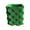 Green, variant on Striped Pen Holder Cup, Open Top Desk Pencil Holder, Compact 3.34 x 3.54 in Desktop Storage for Study Desk