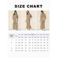 thumbnail image 4 of Aleumdr Two Piece Outfits for Women Textured Short Sleeve Tops and Bottom Plus Size Casual Sets Khaki XL, 4 of 8