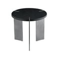 thumbnail image 7 of GZXS 20" Round End Table with Black Metal Legs and MDF Top, Small Side Table for Living Room or Bedroom, Easy Assembly, 7 of 7